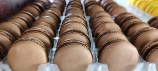 Macaron al cioccolato