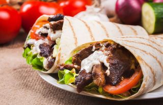 Piadina kebab