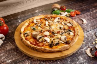 Pizza Margherita e funghi XL