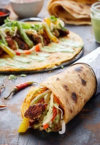Focaccia kebab