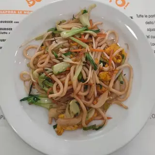 159. Udon saltato con verdure