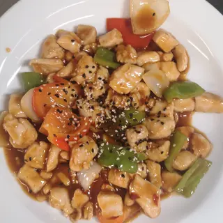 189. Pollo in salsa agrodolce