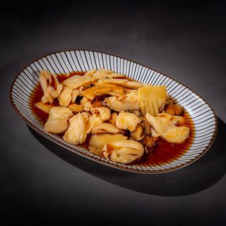 70. Pollo bambu' e funghi