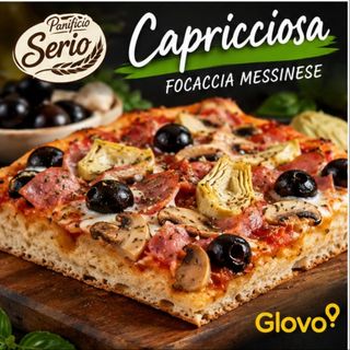 Focaccia capricciosa - 500 g