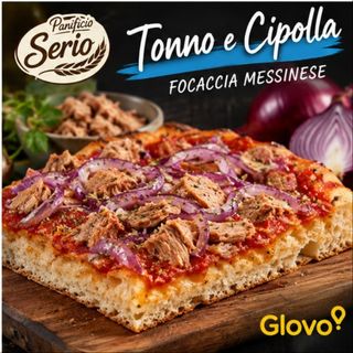 Focaccia tonno e cipolla - 500 g