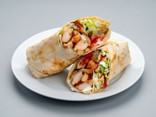 Piadina kebab con filetti di pollo