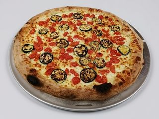 Pizza con zucchine maxi