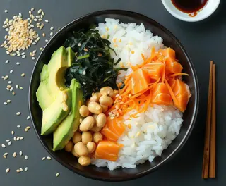 Poke bowl con tonno