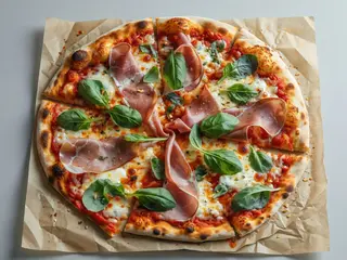 Crudo e rucola normale