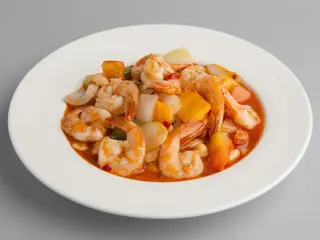 176. Gamberetti in salsa piccante