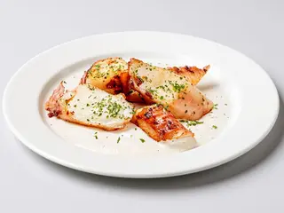 D5:POLPO IN CREMA DI BURRATA