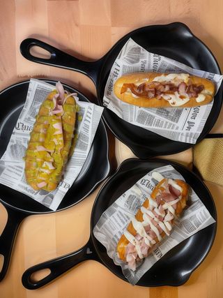 Croccopieno con bacon e provola