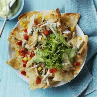 Chicken salad con nachos 