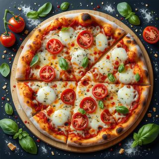 Pizza quattro formaggi - grande