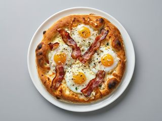 Pizza carbonara - grande