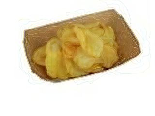 Chips di patatine fritte