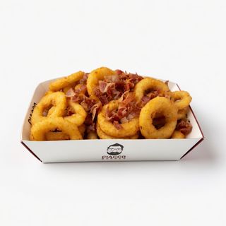 Anelli di cipolla e bacon