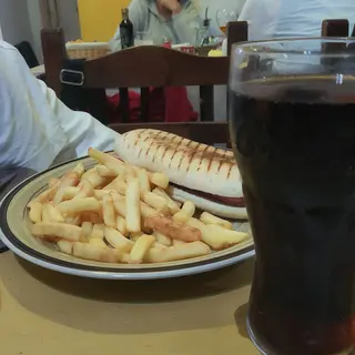 Hot dog e patatine