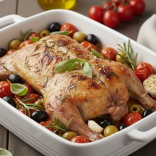 Pollo arrosto intero