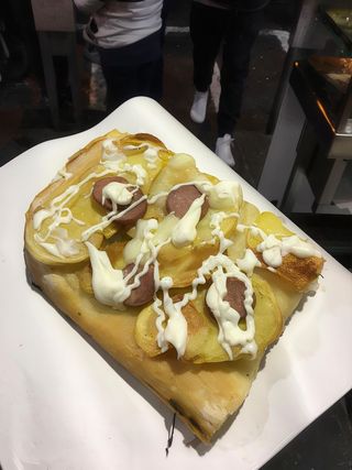 Wurstel, patate e provola