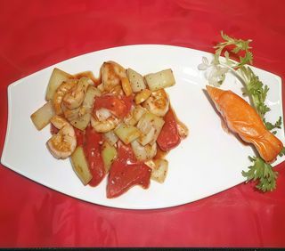Cp2. Gamberi con salsa piccante