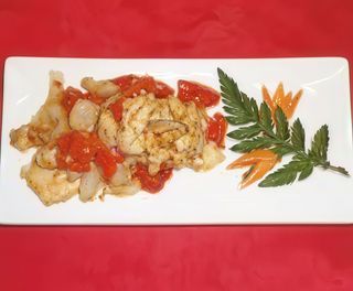 Cp6. Pollo con salsa piccante