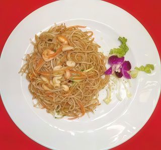 Rs1. Spaghetti di soia con frutti di mare