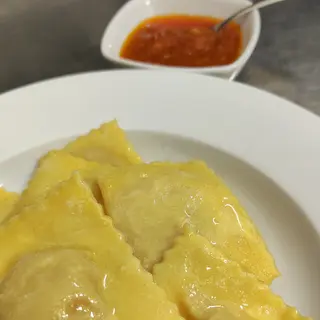 Tortelli di zucca con soffritto