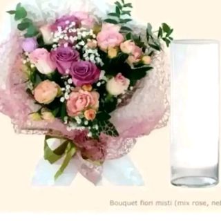 bouquet sulle tonalità del rosa fuxia