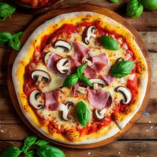 Prosciutto e funghi
