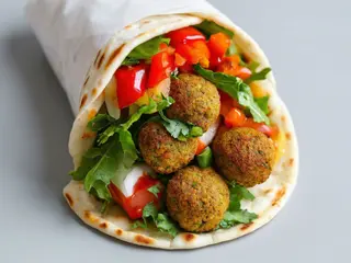 Piadina falafel