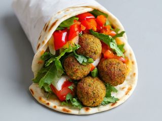 Piadina falafel
