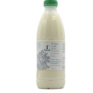 Latte fresco parzialmente scremato presidio slow food