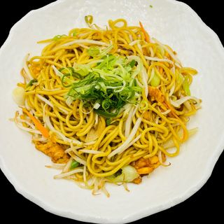 159. Ramen saltato con gamberi e verdure