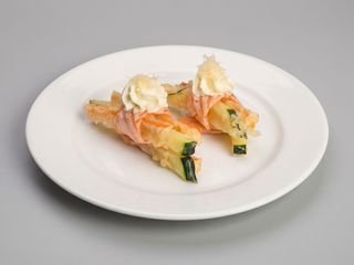 35 Salmone flower roll - 2 pezzi