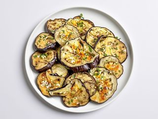 28. Melanzane con riso bianco