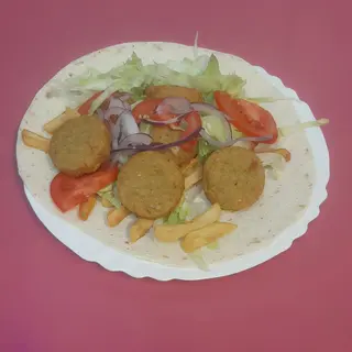 Menu Piadina falafel