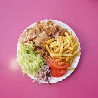 Menu Piatto kebab pane