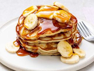 Pancake Banana e sciroppo d'acero
