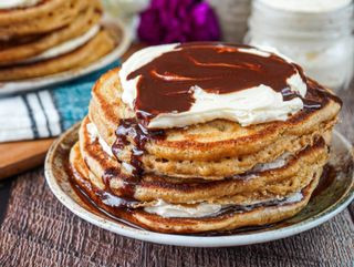 Pancake mascarpone e cioccolato