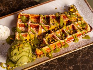 waffle pistacchio