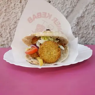 Menù panino falafel
