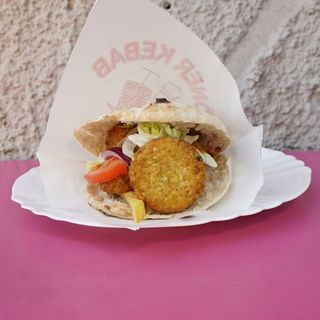 Menù panino falafel