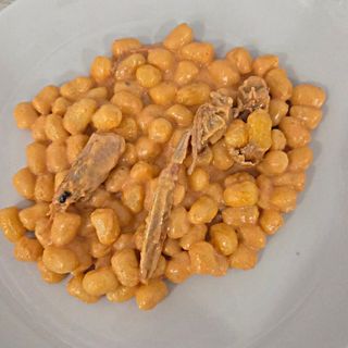 Gnocchi alla crema di scampi