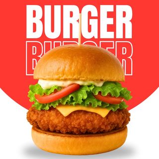 Chicken cheese burger