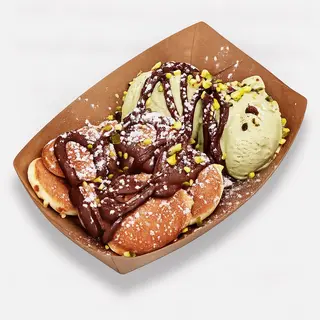 Mini pancake gelato