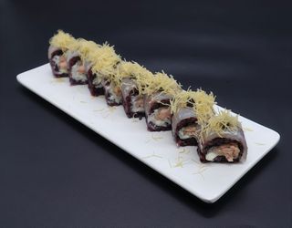 70. Black spigola roll - 8 pezzi