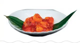 48. Gamberi con salsa chili