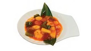 51. Gamberi con salsa agrodolce