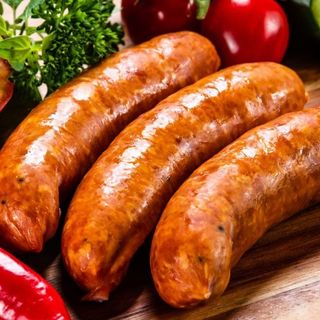 Wurstel con verdure grigliate 